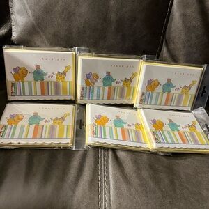 6 Unopened Packages of Baby Shower Thank You Cards